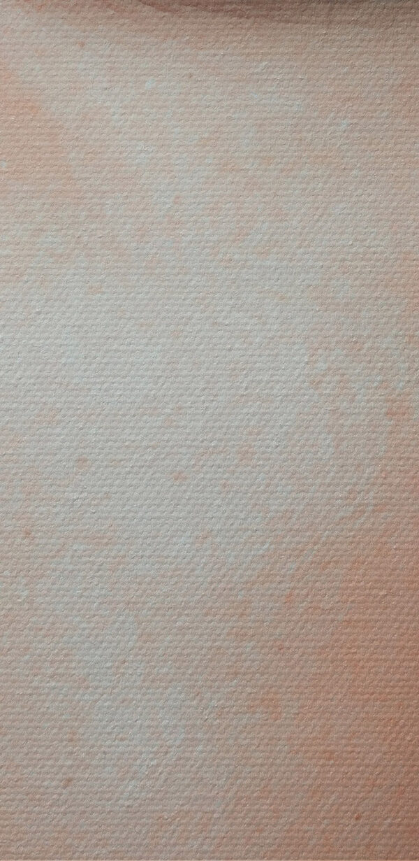 Woman's face with a torn paper