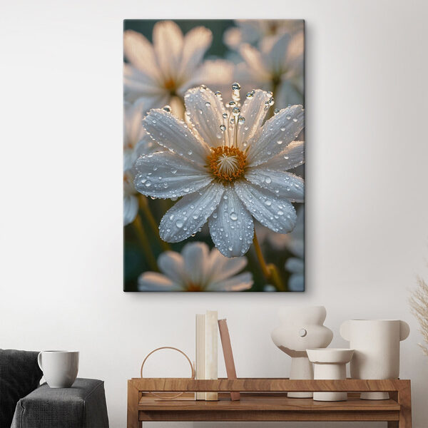 Petali delicati decorati con goccioline Quadri Petali delicati decorati con goccioline
