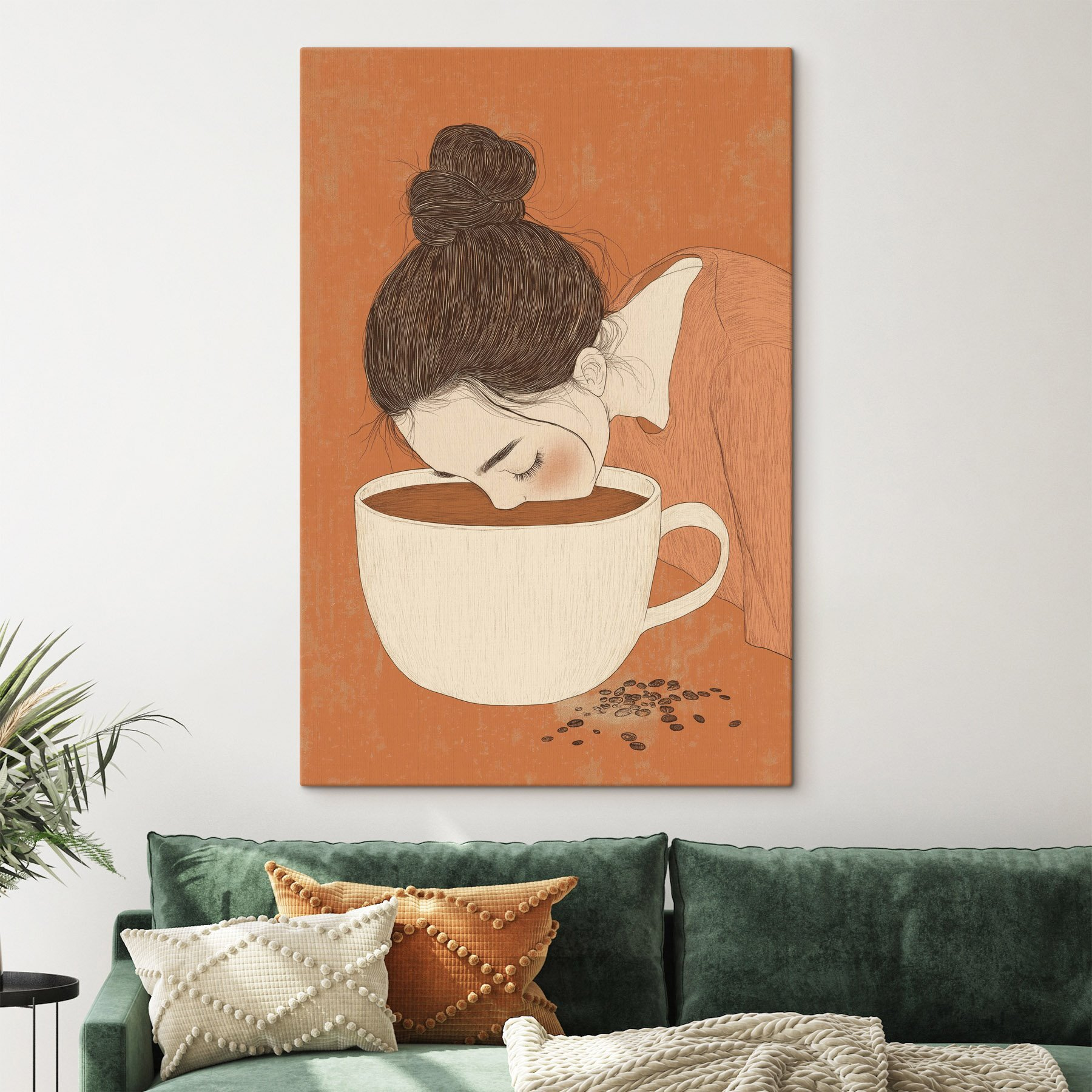 Woman drinking from a cup Woman drinking from a cup