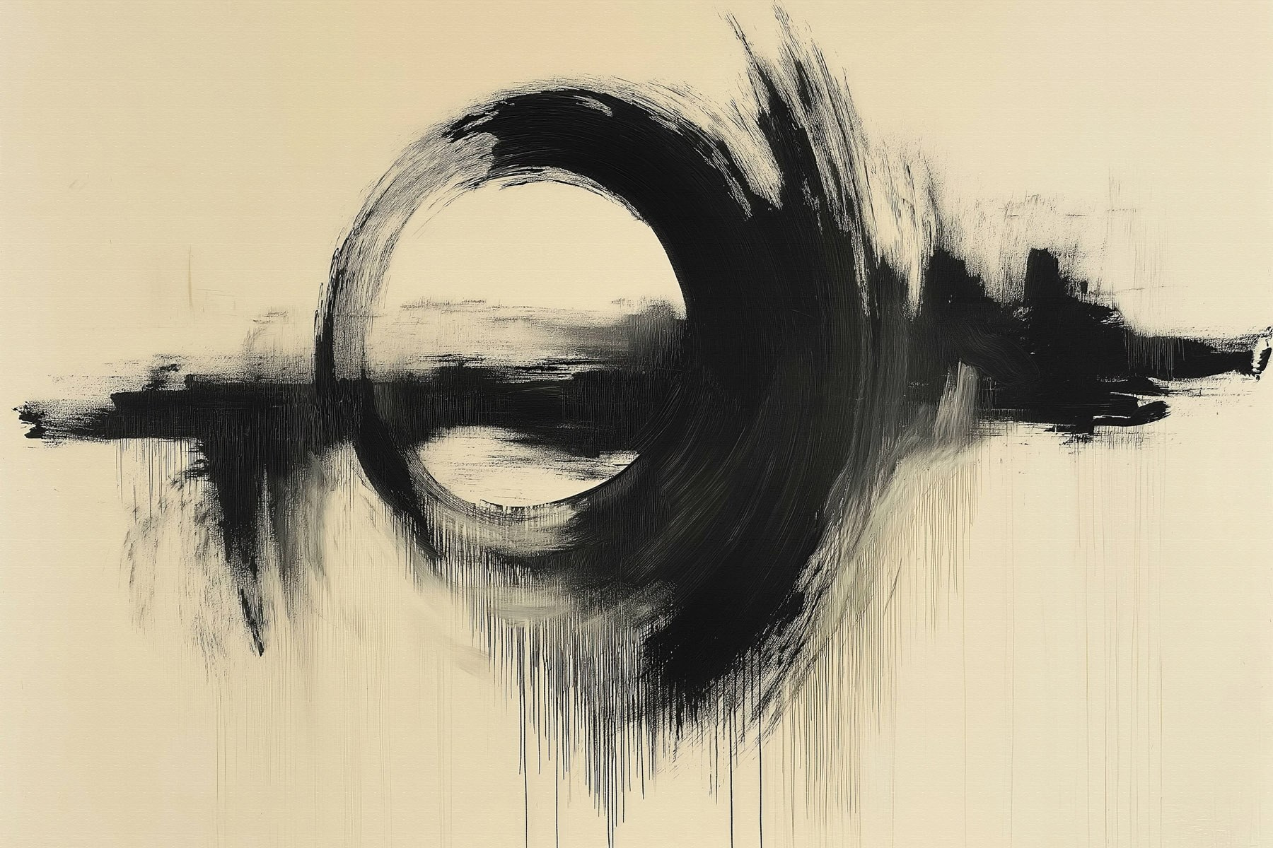 Black circle with white background Black circle with white background