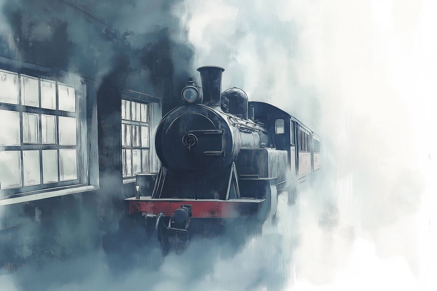 Train in a room