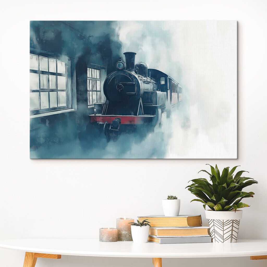 Train in a room