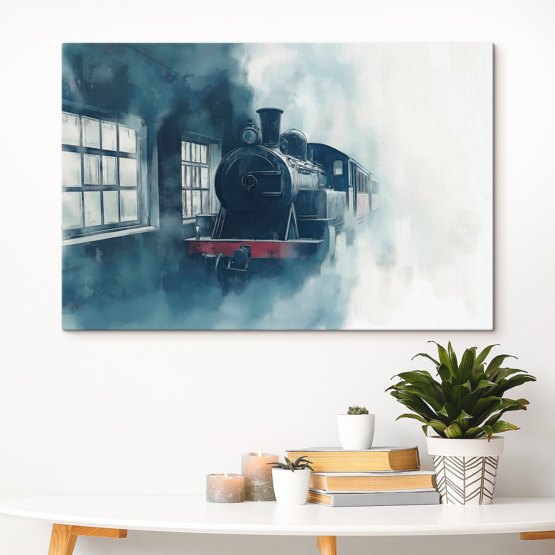 Train in a room