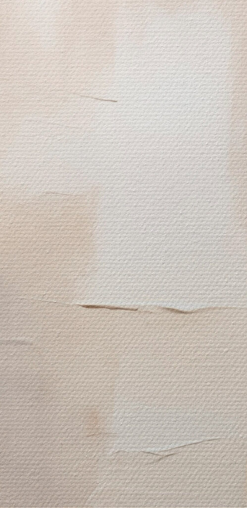 Painting of white and brown paint