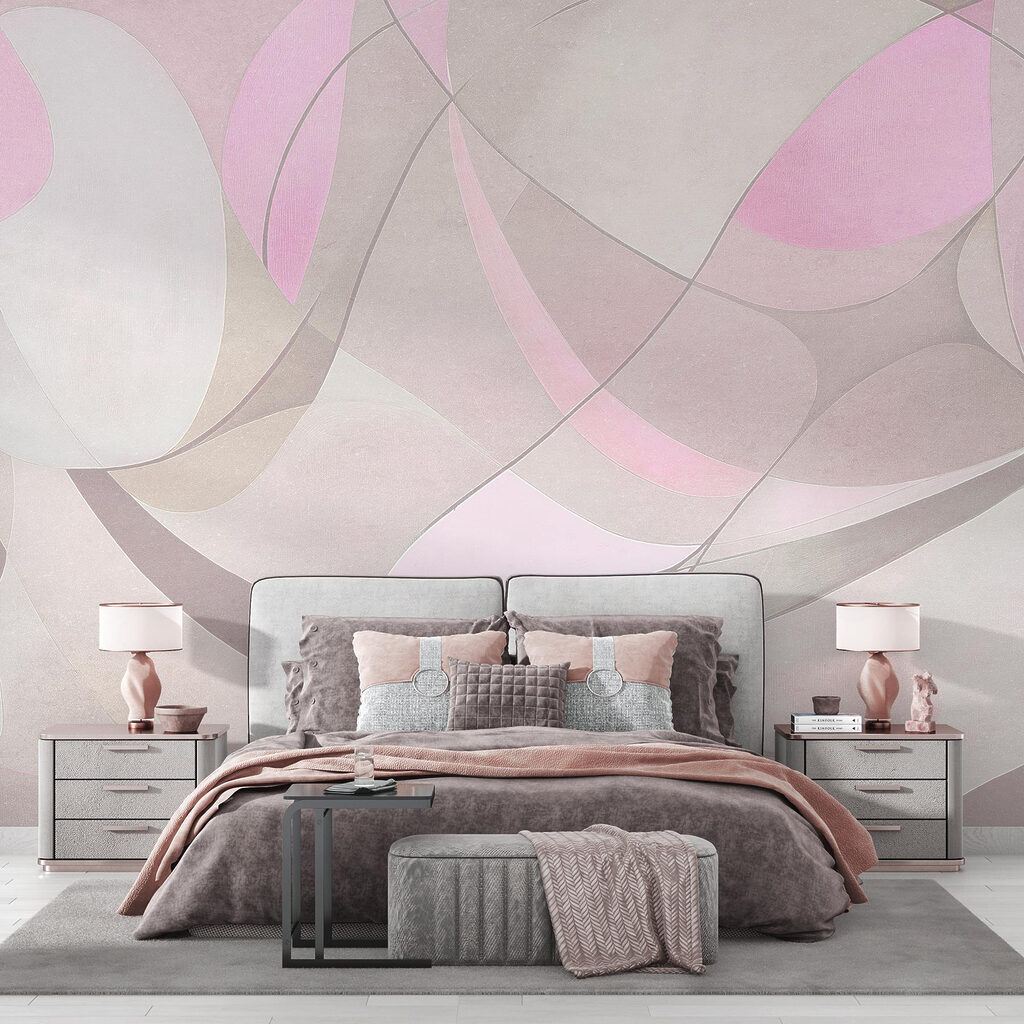 Pink and grey art Pink and grey art