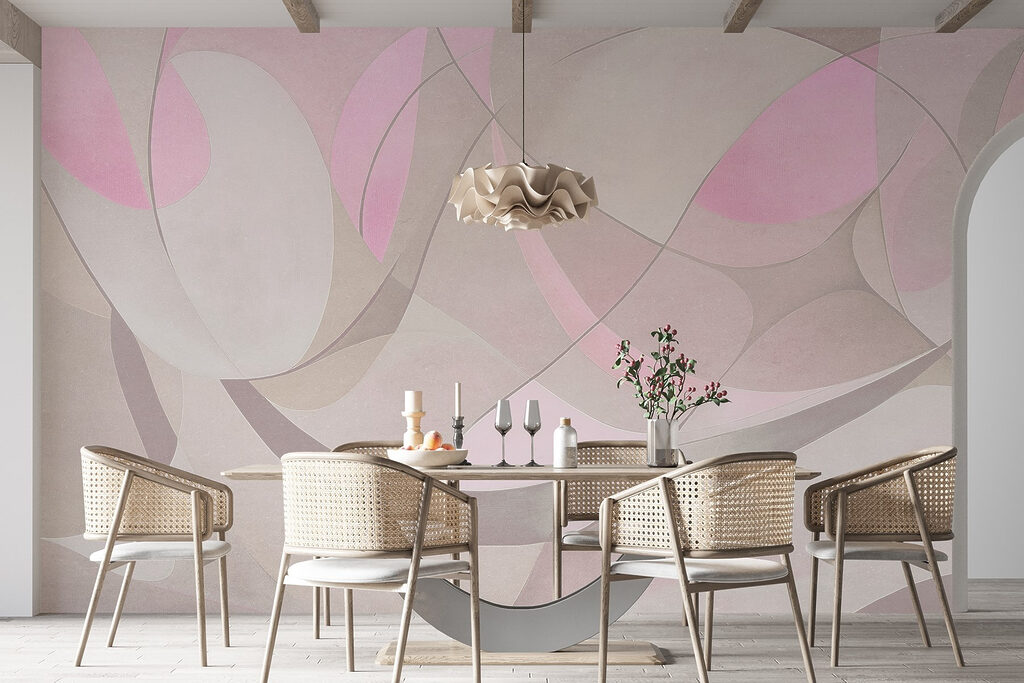 Pink and grey art Pink and grey art