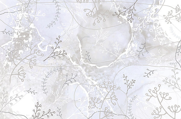 Sfondo bianco e grigio con disegni floreali bianchi e grigi Sfondo bianco e grigio con disegni floreali bianchi e grigi