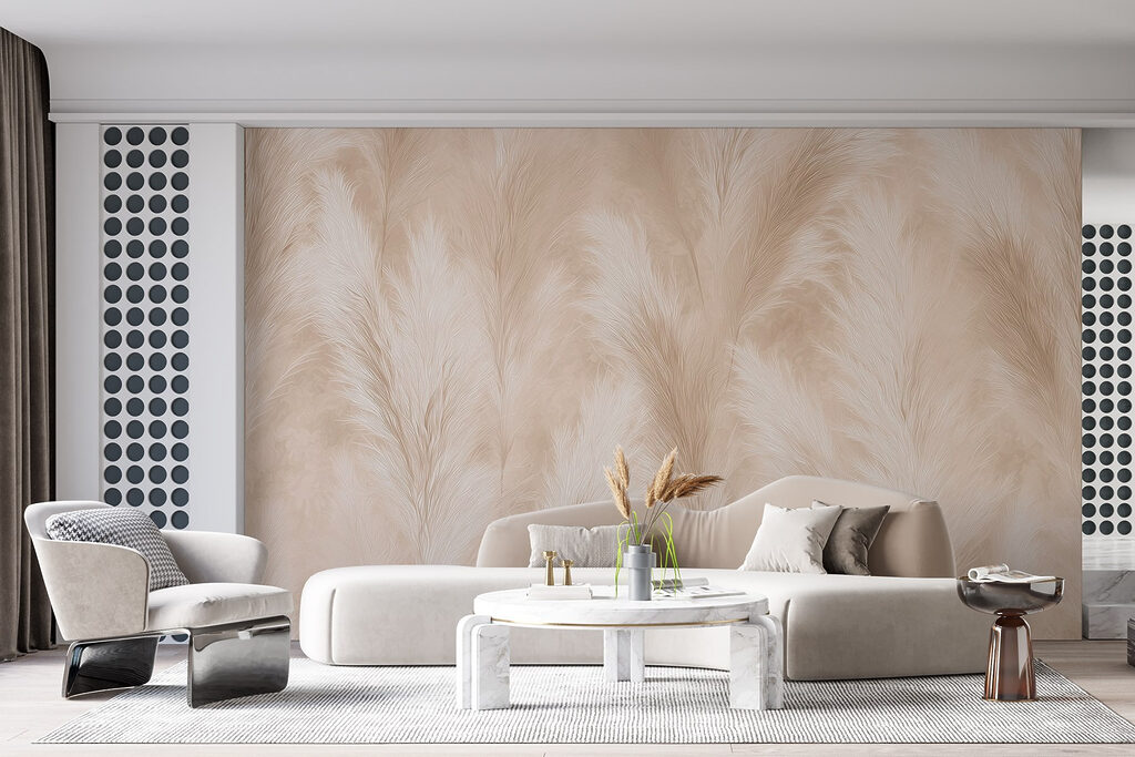 Soft textures in warm tones