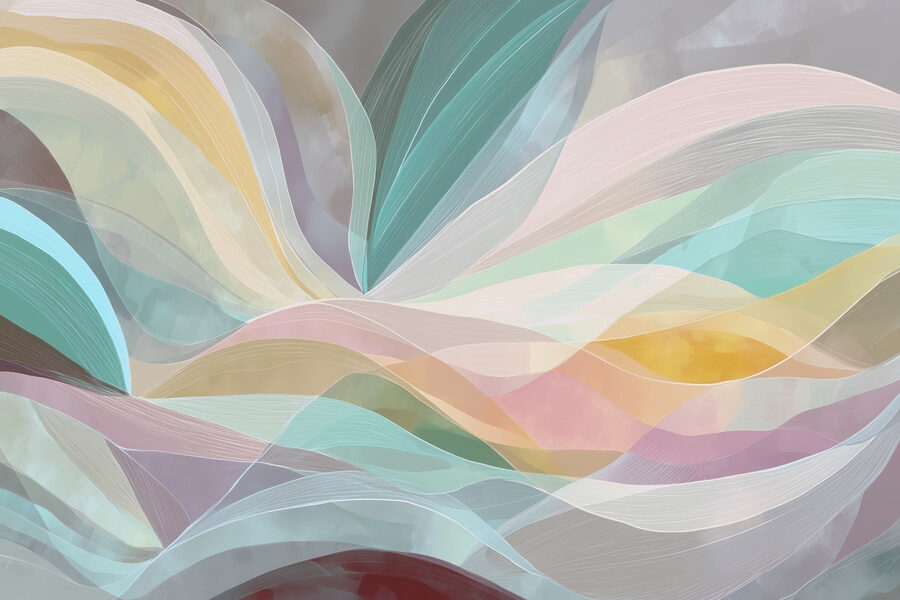 Linee colorate e vorticose