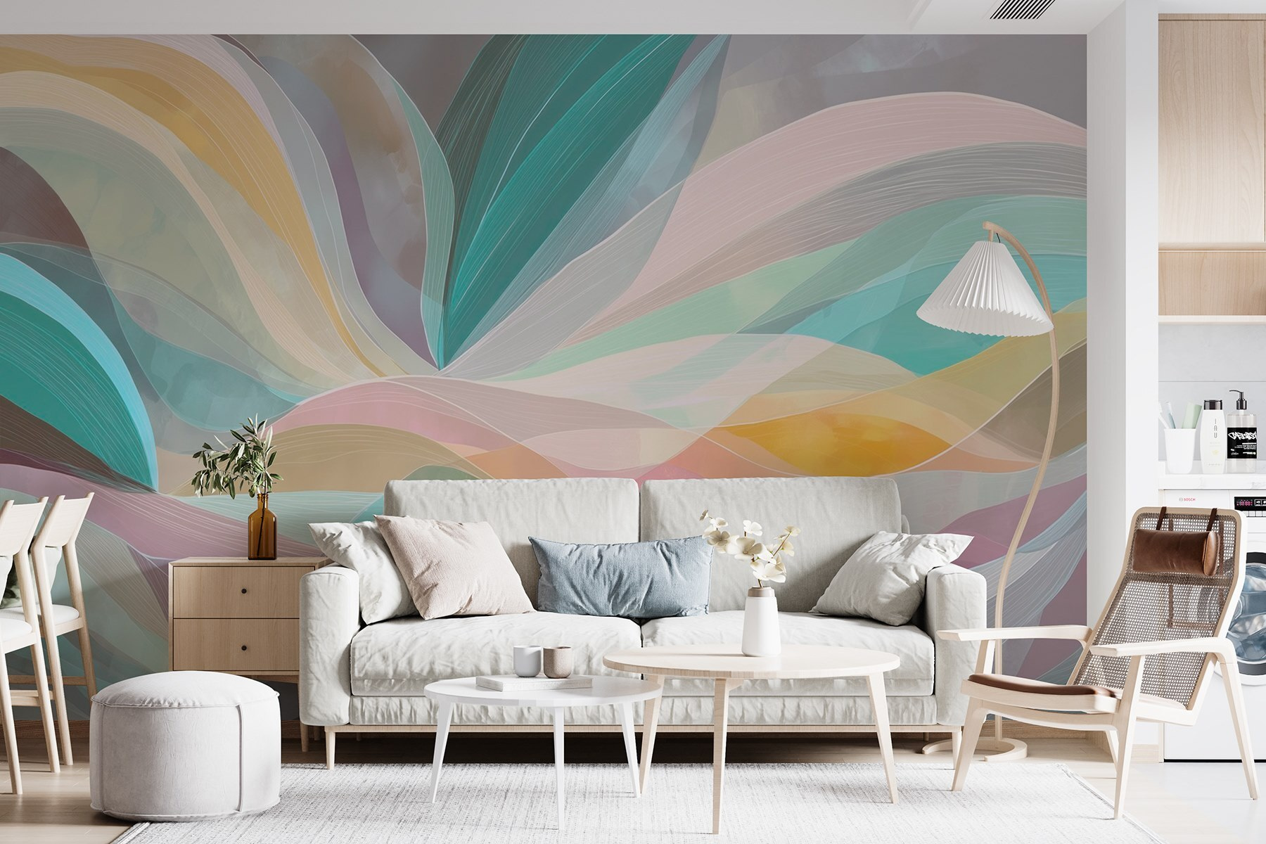 Colorful swirly lines Colorful swirly lines