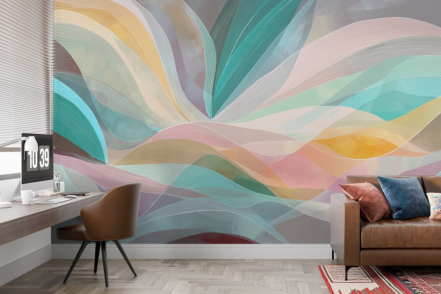 Linee colorate e vorticose