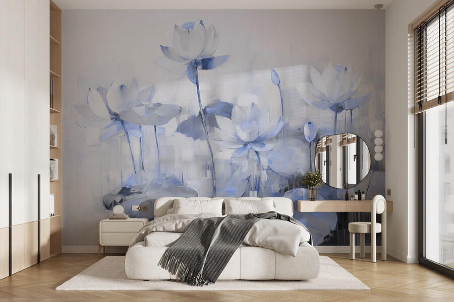 Pittura di fiori e foglie Pittura di fiori e foglie