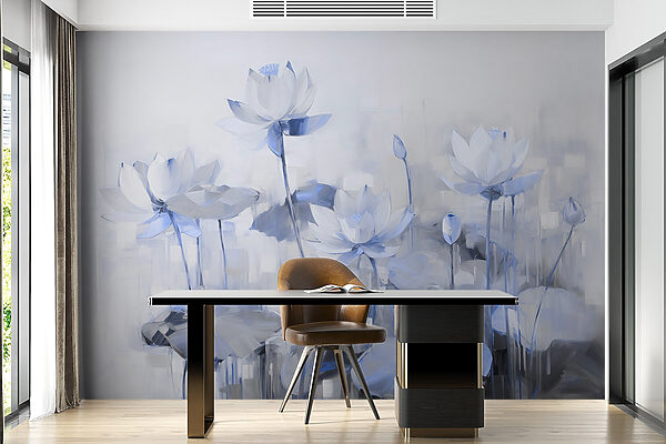 Pittura di fiori e foglie Pittura di fiori e foglie