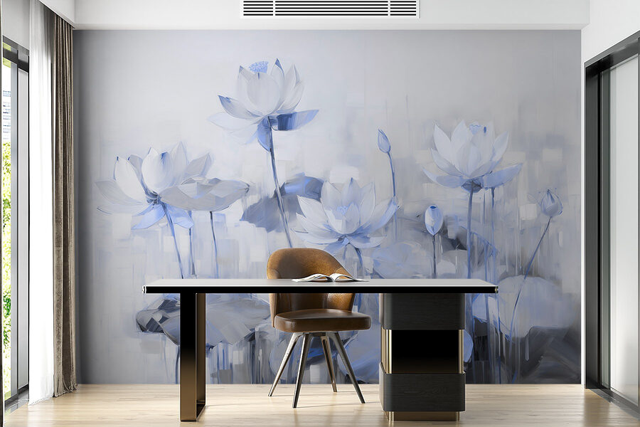 Pittura di fiori e foglie Pittura di fiori e foglie