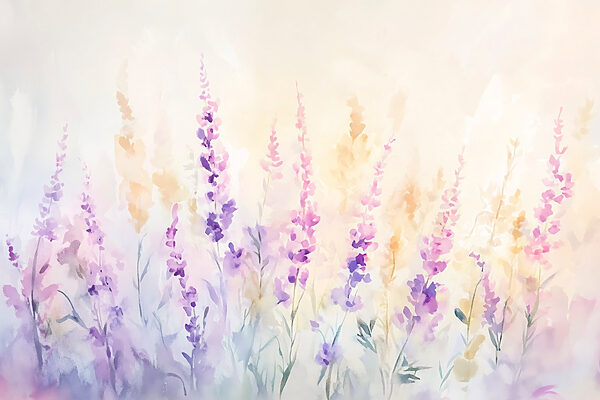 Pittura di fiori in un campo Pittura di fiori in un campo