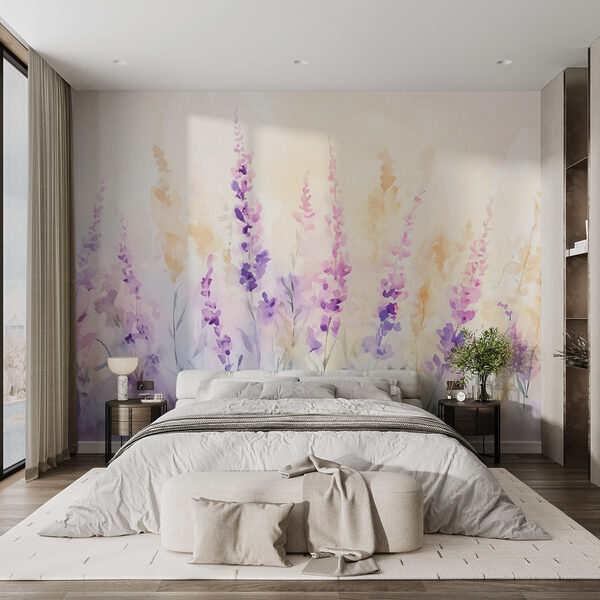 Pittura di fiori in un campo Pittura di fiori in un campo