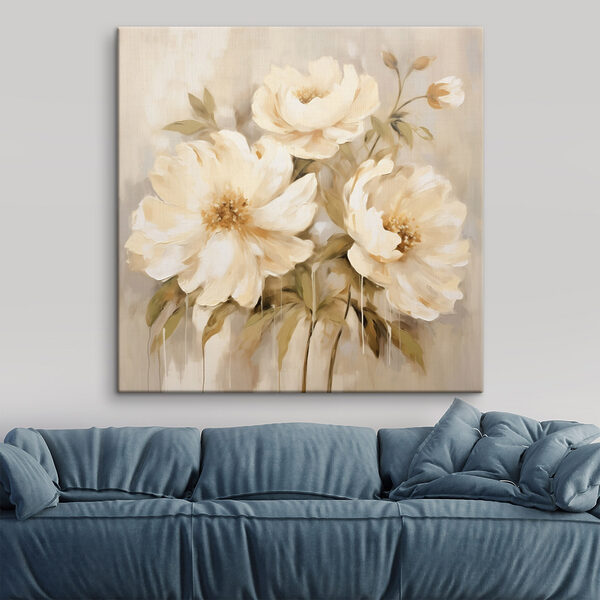 Quadri Dipinto di fiori su una parete (COD: s44043) Quadri Quadri Dipinto di fiori su una parete (COD: s44043)