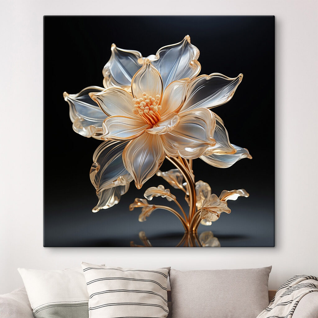 Delicate flower in elegant design Delicate flower in elegant design