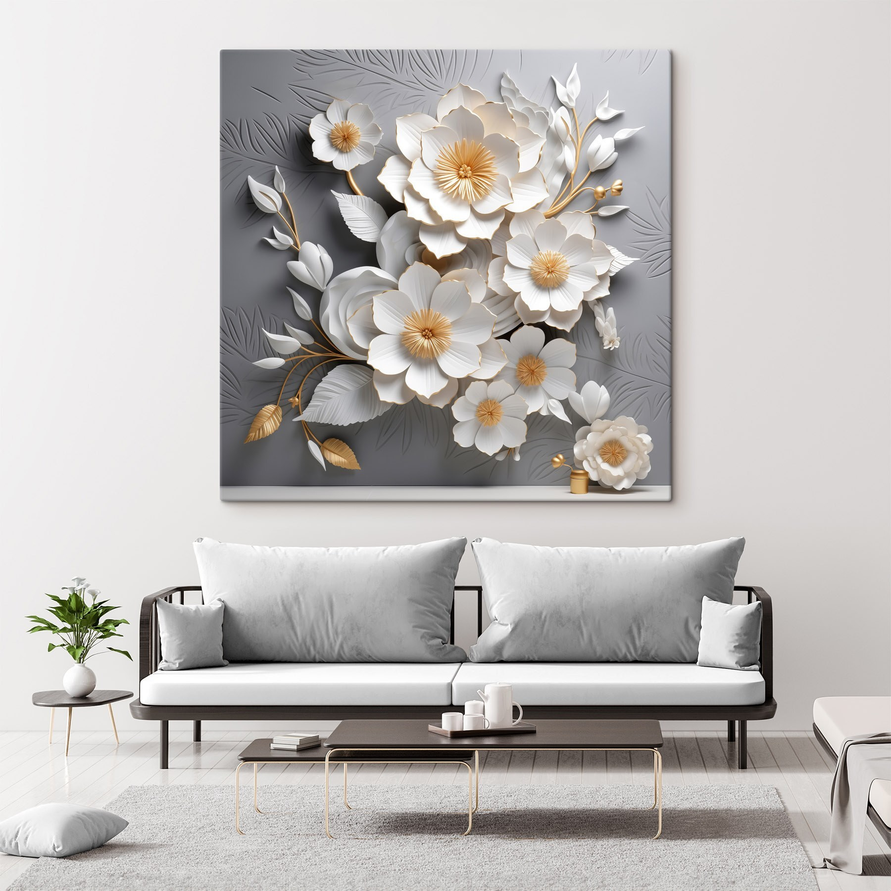 Delicate blooms on textured background Delicate blooms on textured background