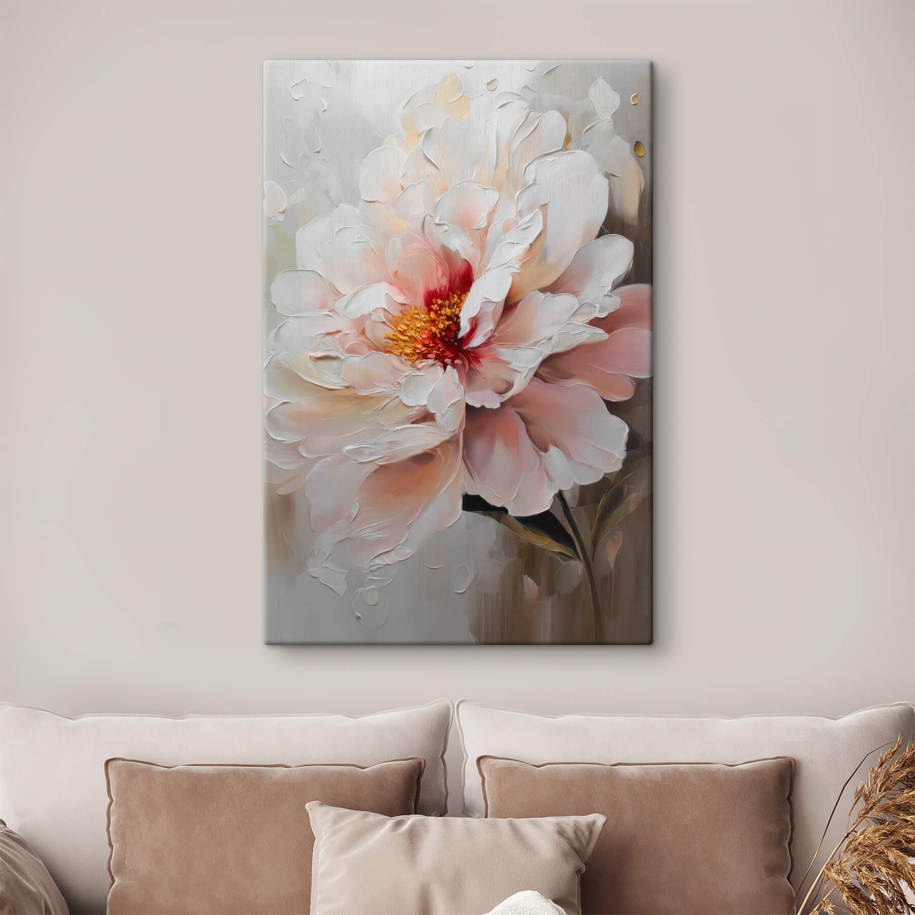 Delicate petals in soft hues
