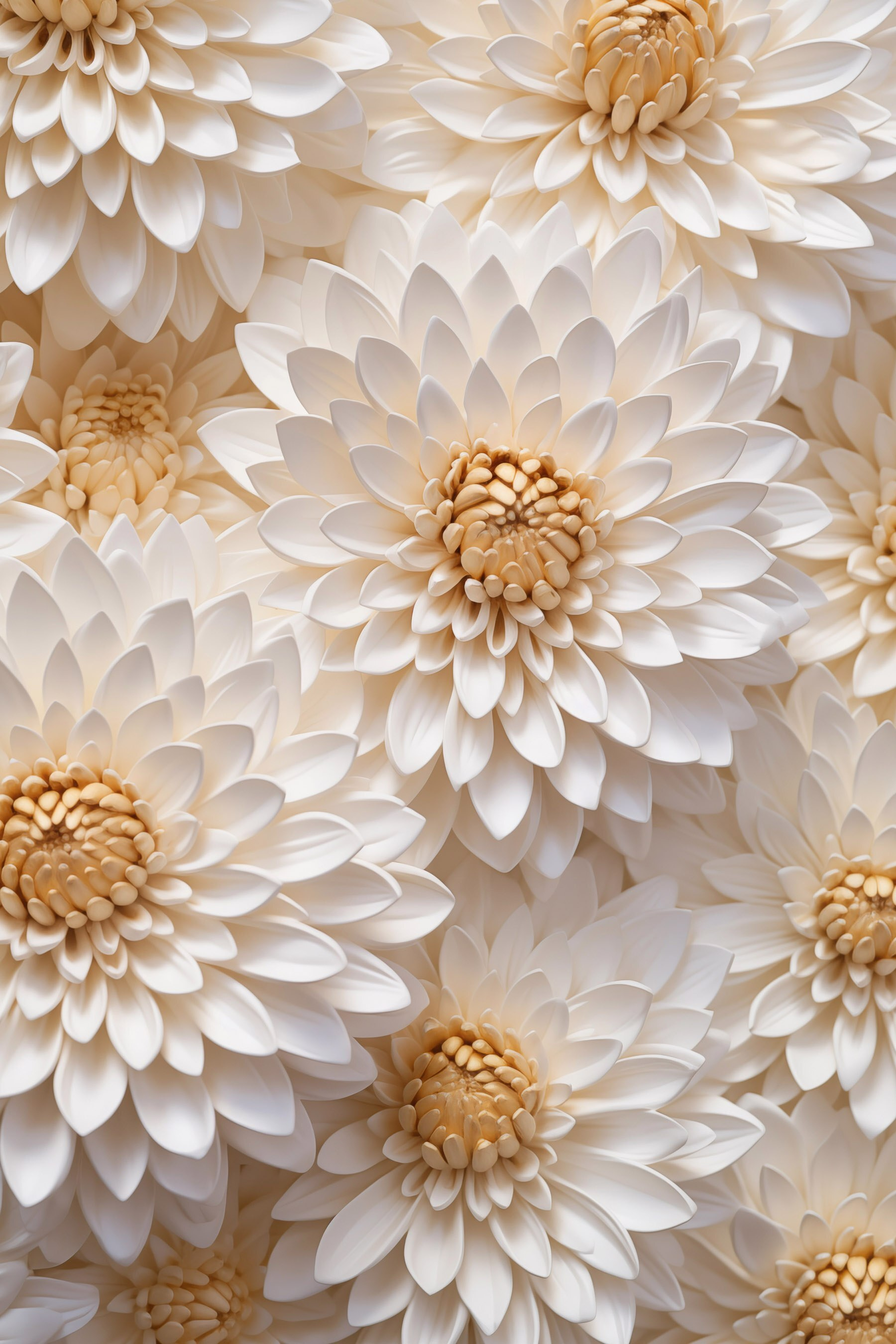 Group of white flowers