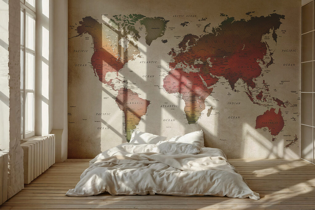 Map of the world Map of the world
