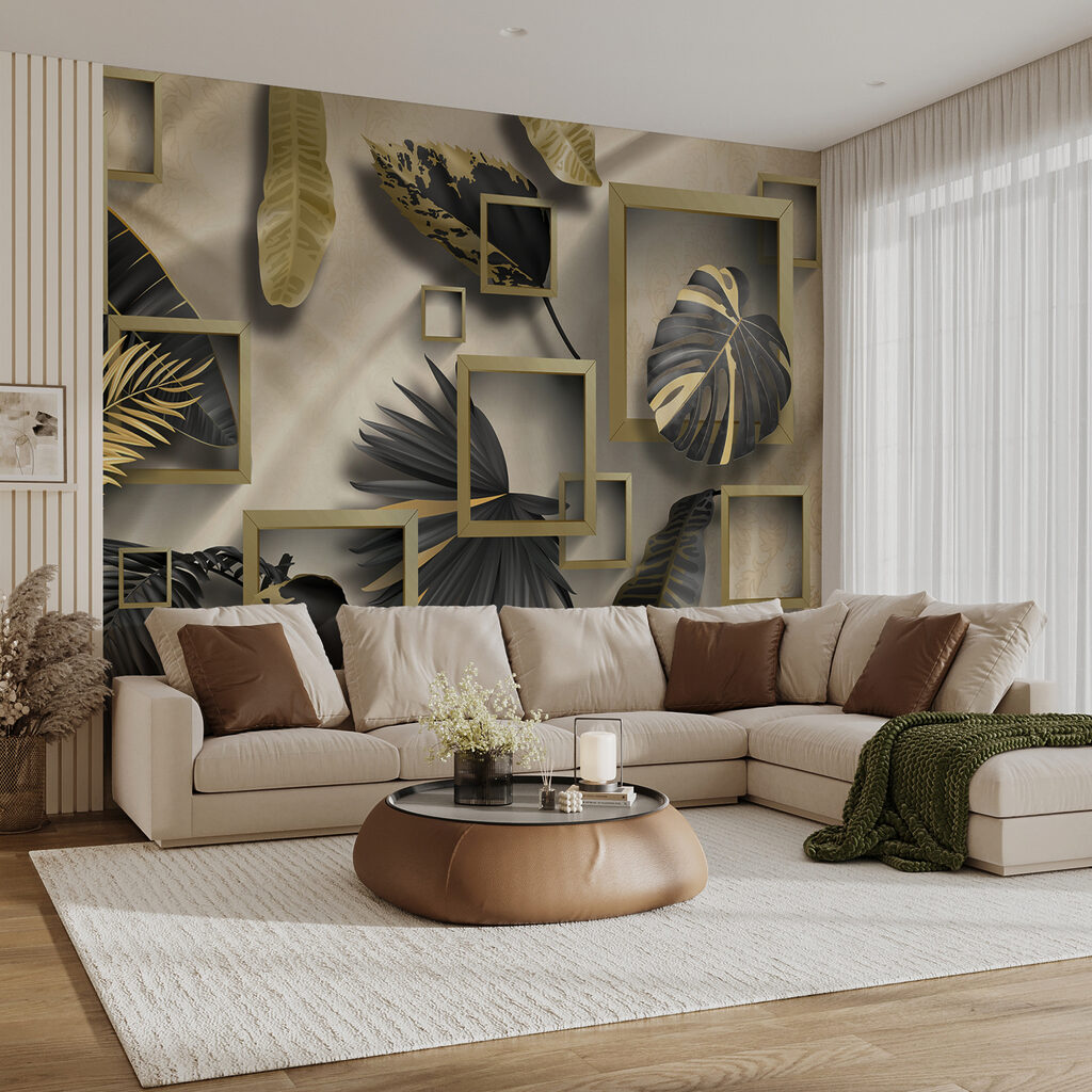 Luxurious foliage in elegant frames