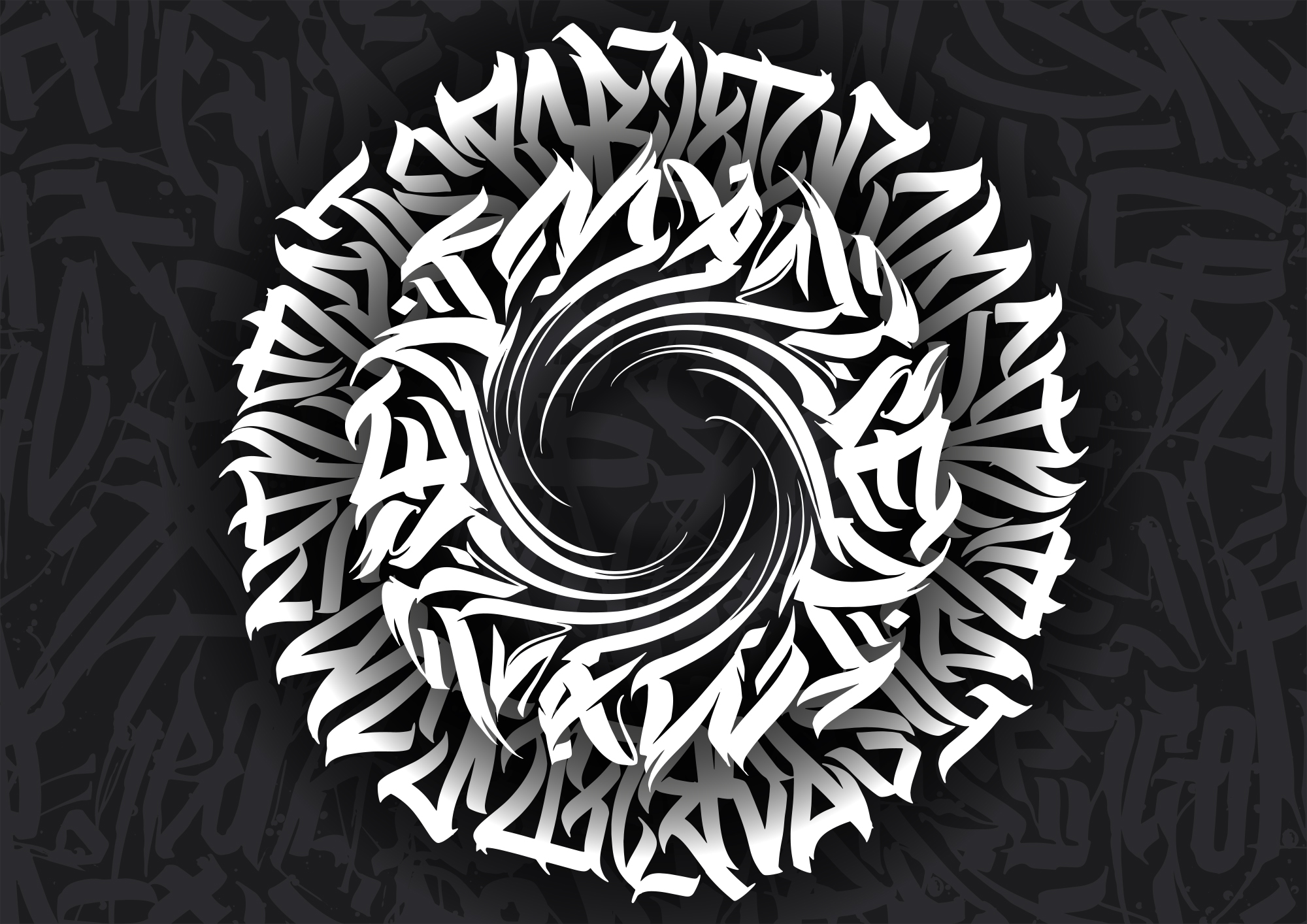 Modello circolare con lettere t00013p - Modello circolare con lettere - tegory