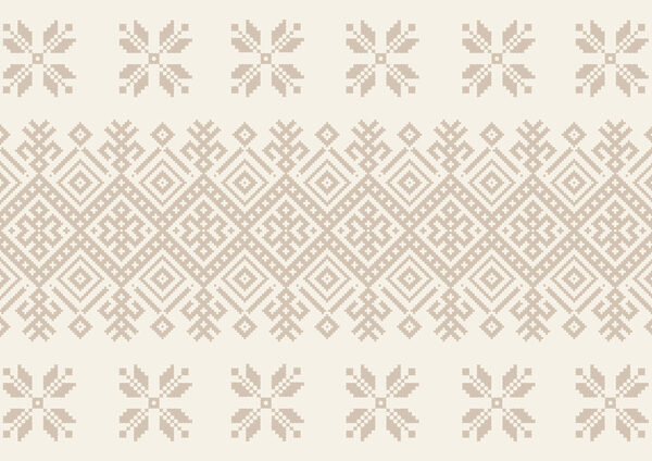 Pattern di forme geometriche e fiori Pattern di forme geometriche e fiori