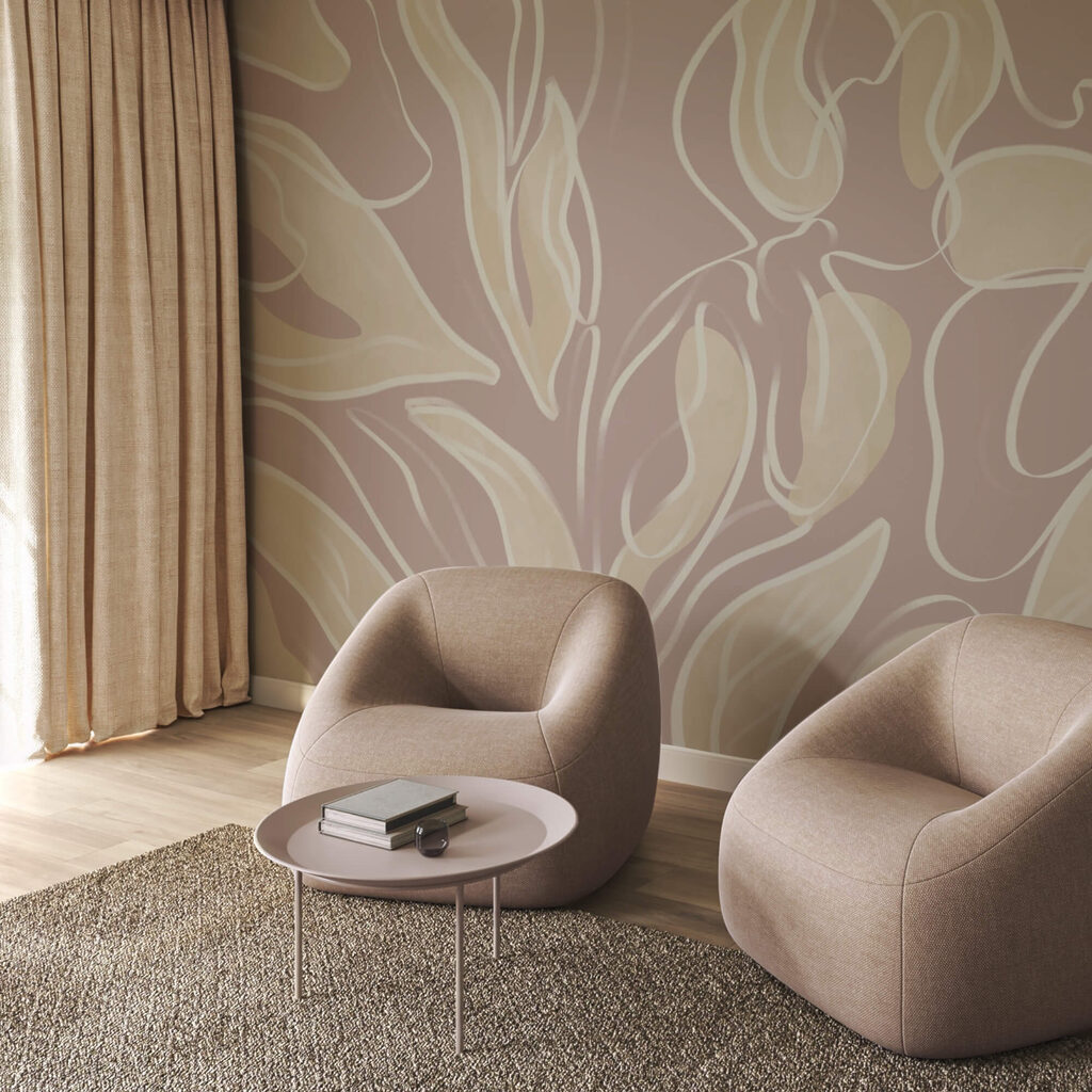 Disegno di foglie ispirato alla natura