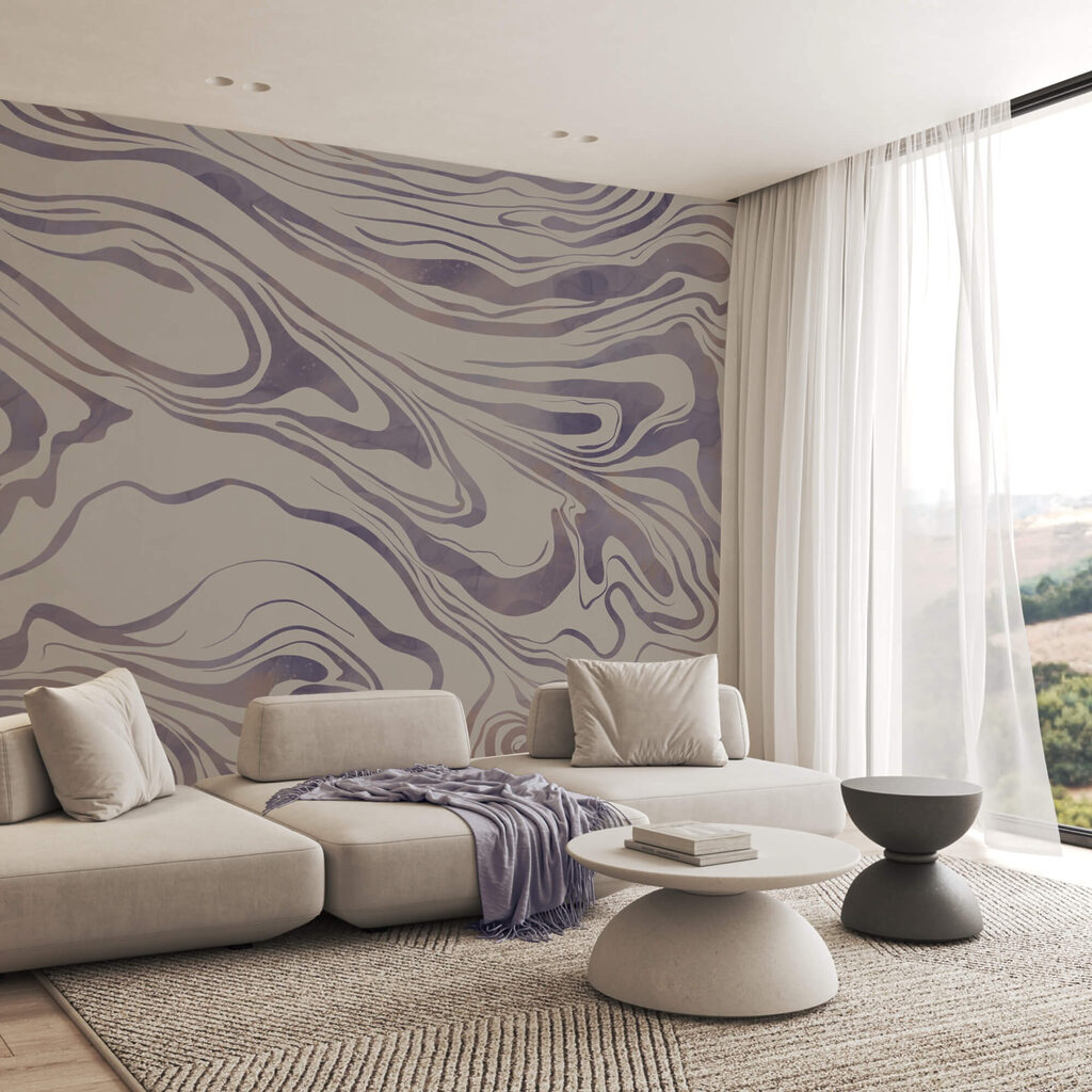 – Onde astratte su uno sfondo morbido