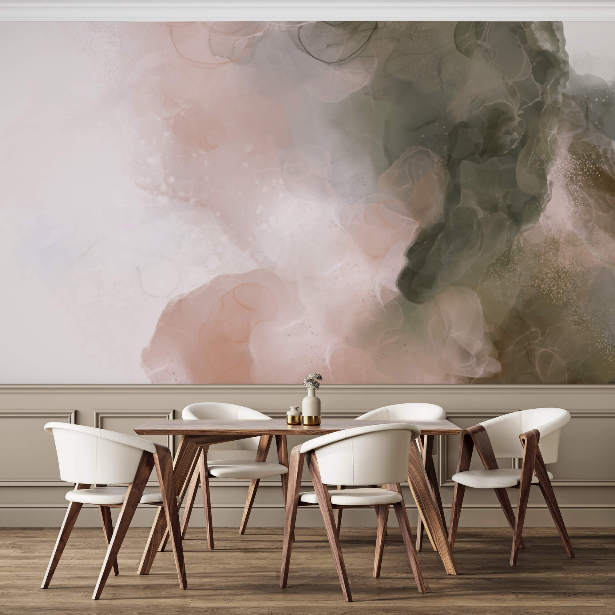 Tinte tenui che si fondono in armonia