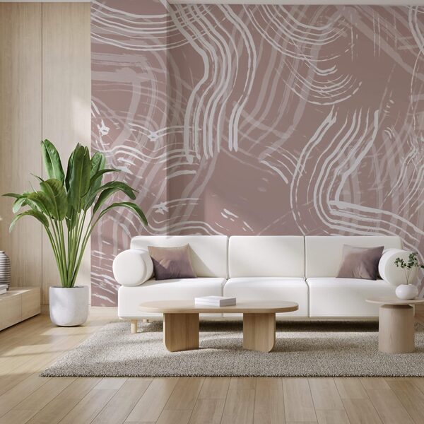 Linee bianche su sfondo rosa Linee bianche su sfondo rosa