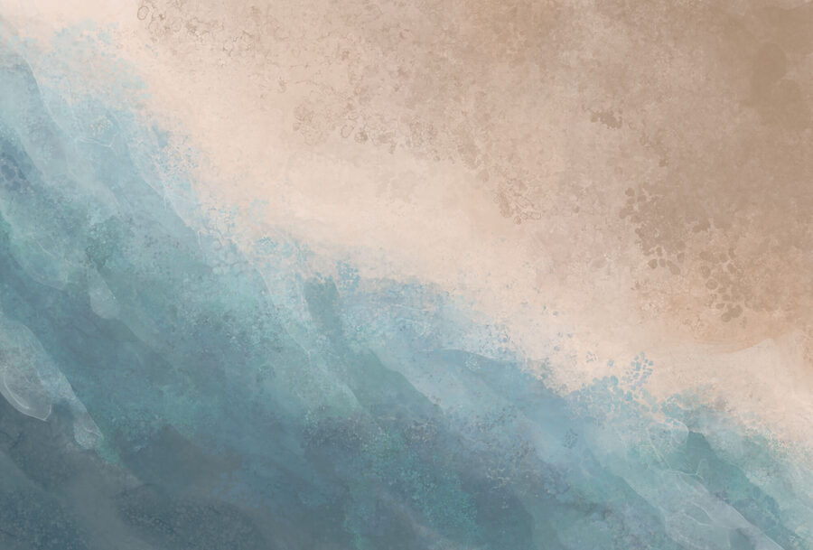 Acqua blu e bianca
