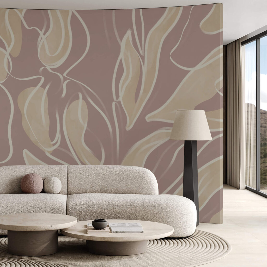 Disegno di foglie ispirato alla natura