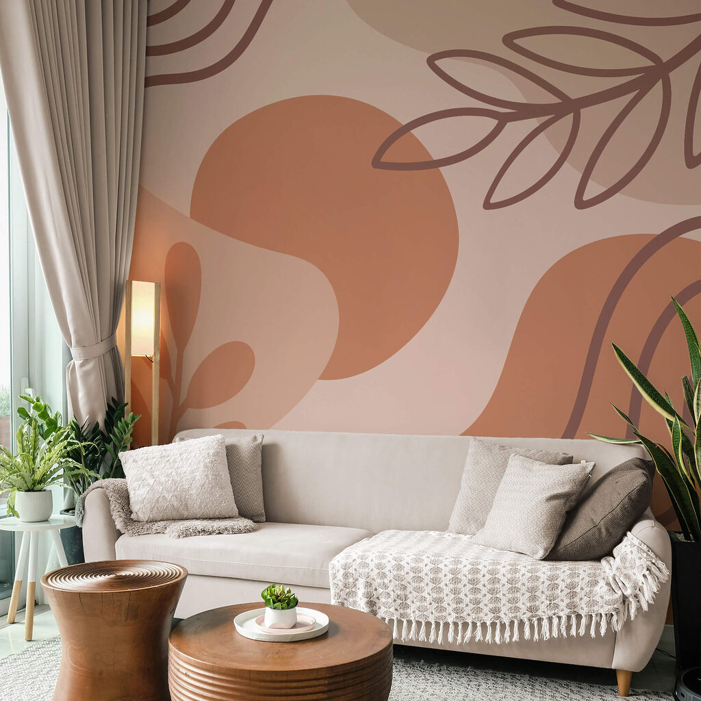 Forme astratte nei toni della terra