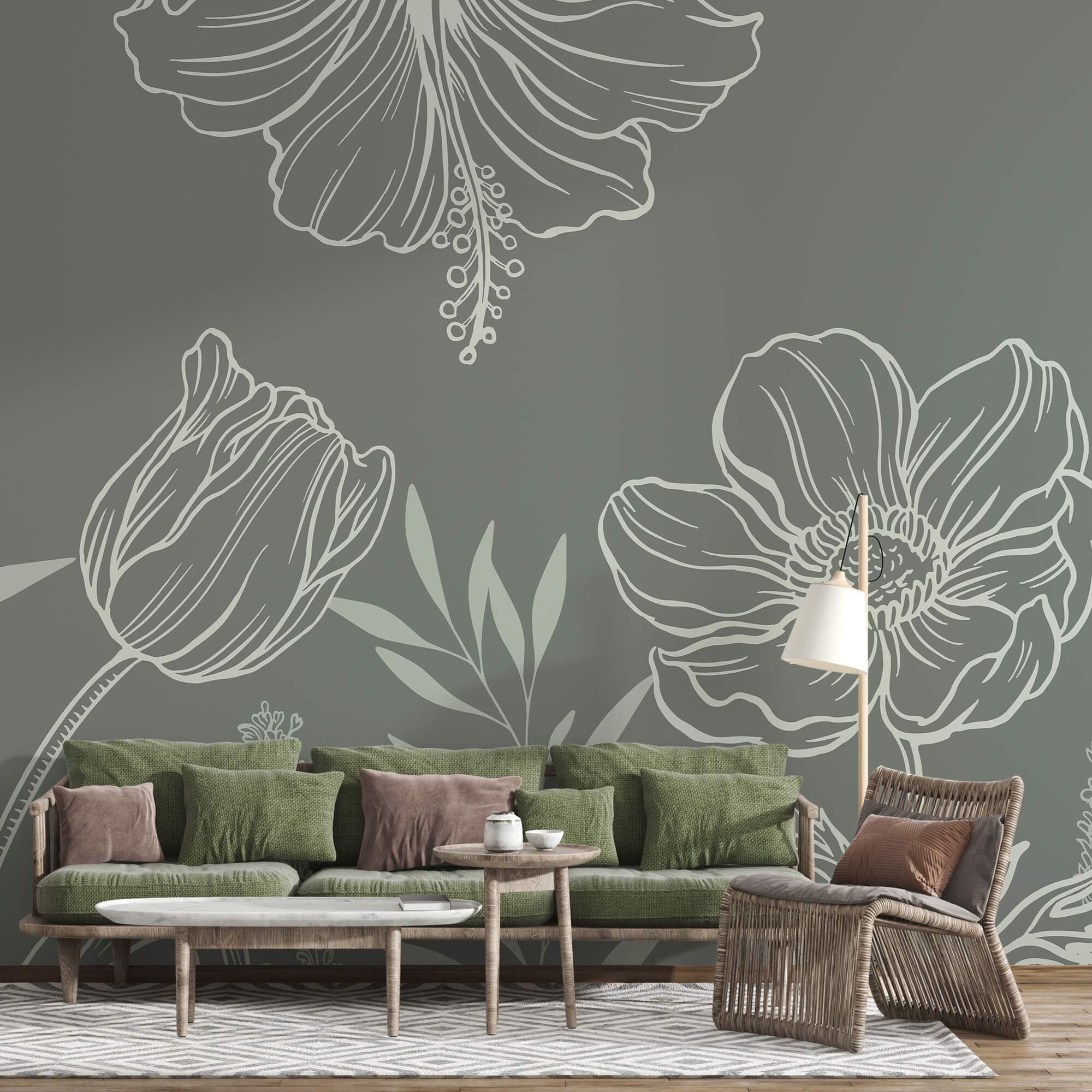 Morbide fioriture su uno sfondo tenue Morbide fioriture su uno sfondo tenue