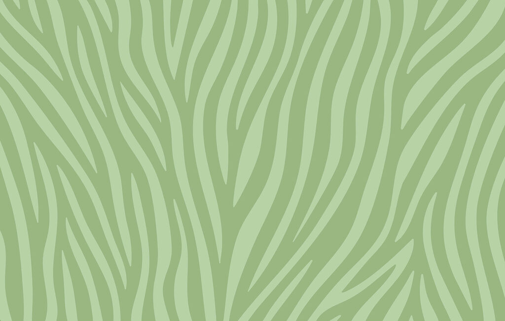 Stampa zebrata verde e bianca Stampa zebrata verde e bianca