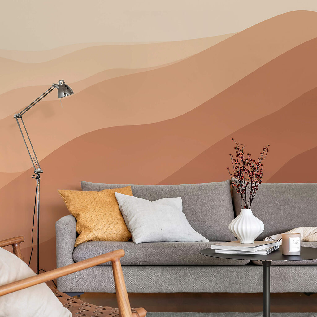 Colline di sabbia bianca e marrone