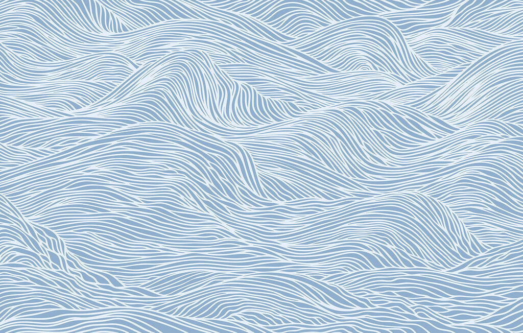 Motivo ondulato blu e bianco Motivo ondulato blu e bianco