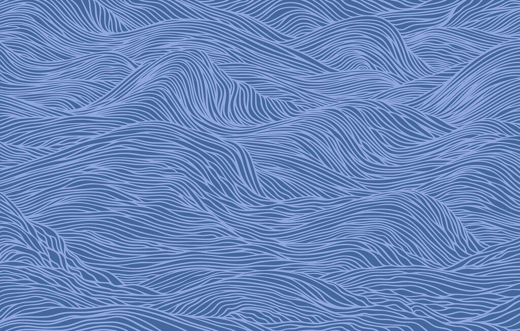 Motivo ondulato blu e bianco Motivo ondulato blu e bianco