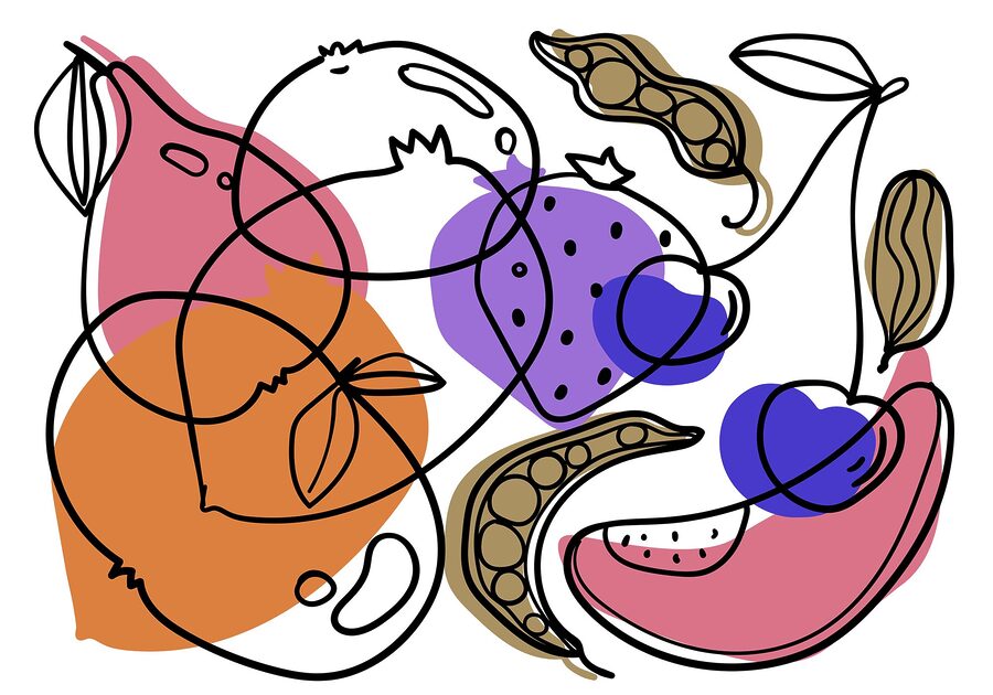 Disegno di diversi frutti Disegno di diversi frutti