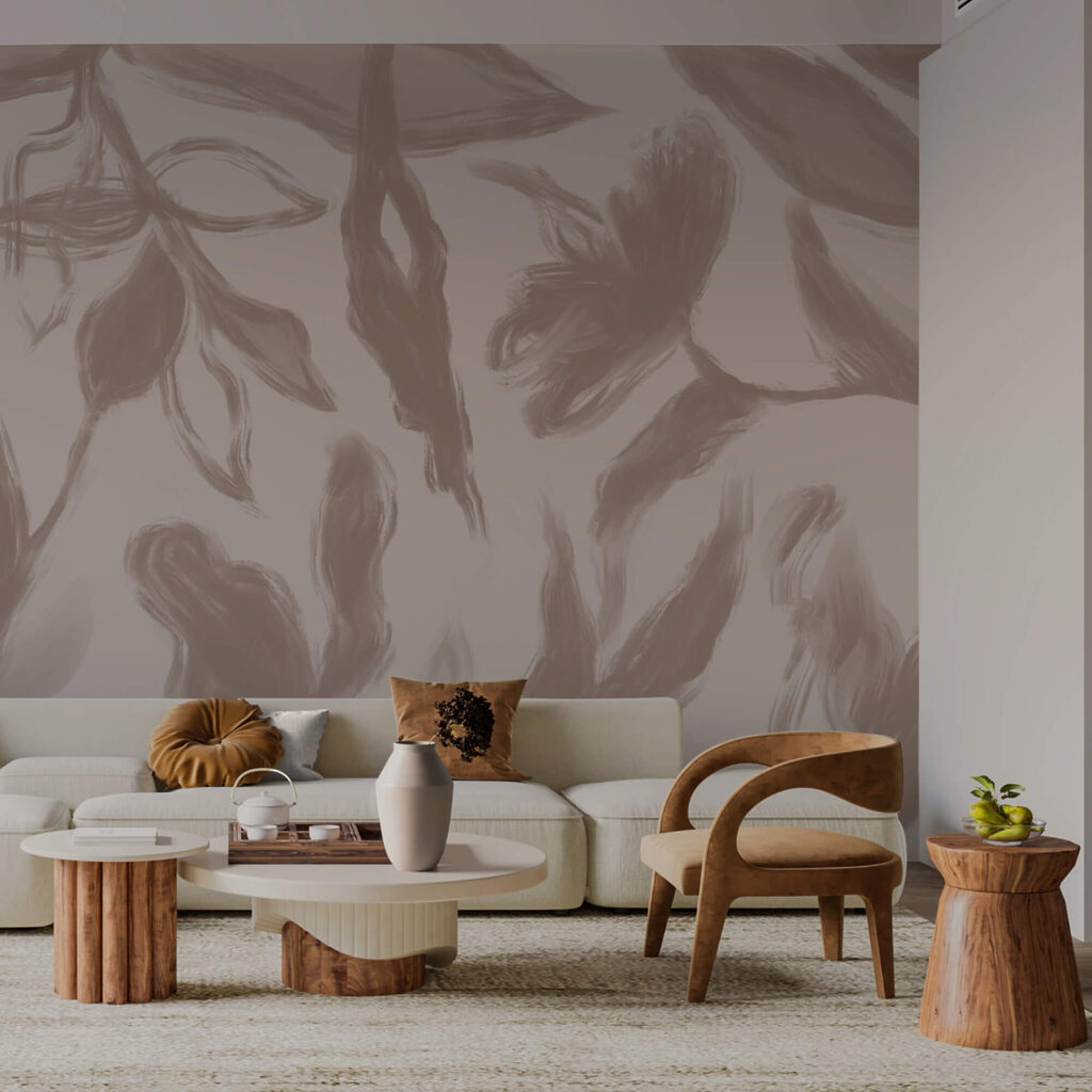 Eleganti motivi floreali in toni tenui