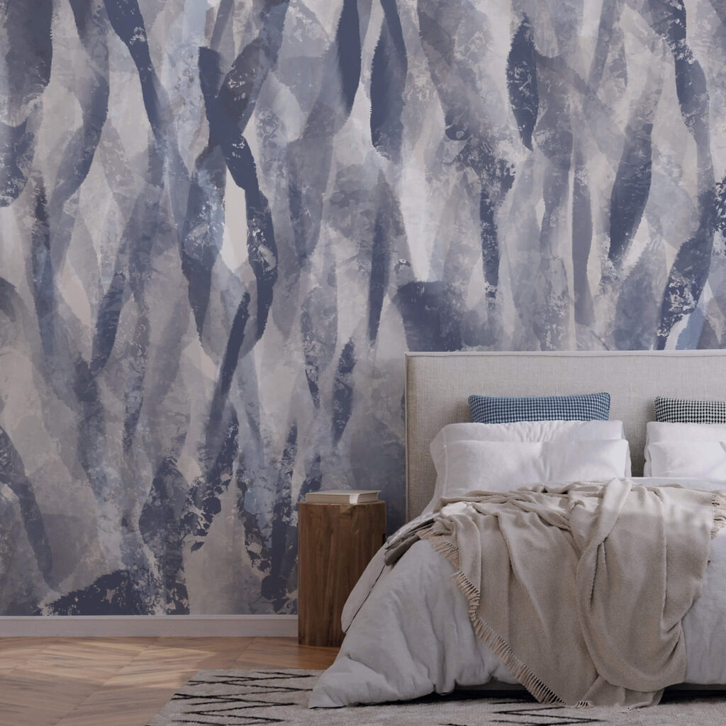 Motivi fluidi in toni freddi