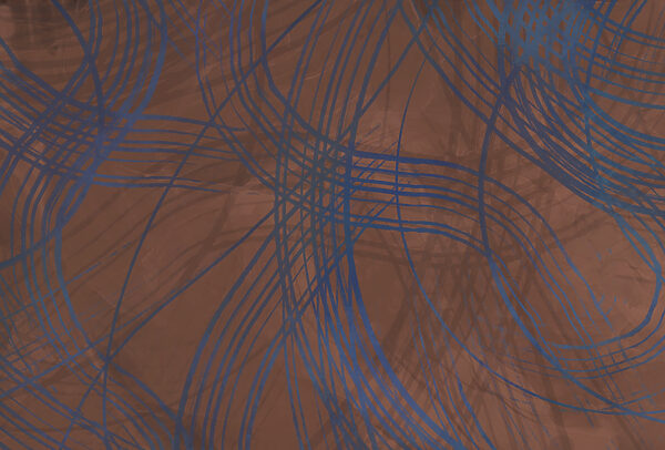 Sfondo marrone e blu con linee Sfondo marrone e blu con linee