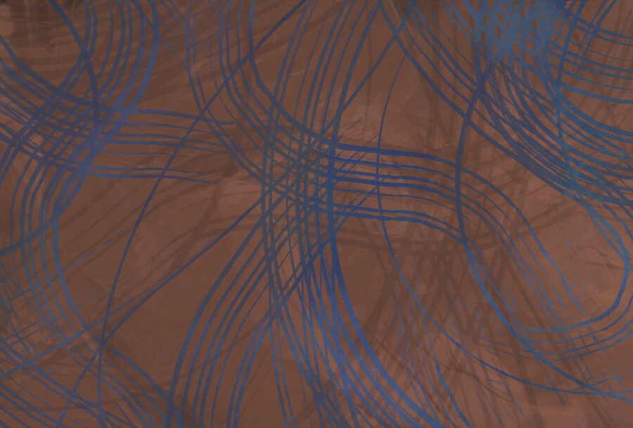 Sfondo marrone e blu con linee