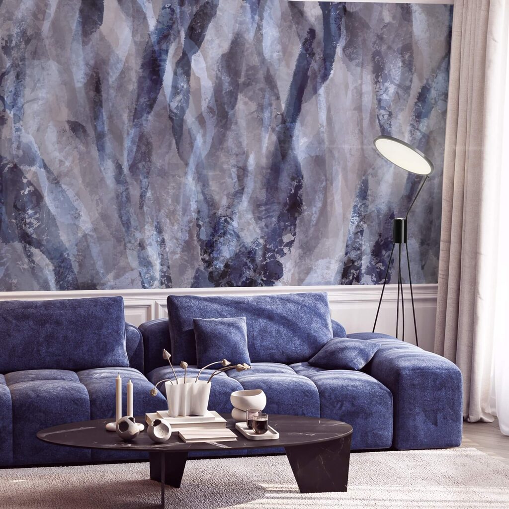 Onde vorticose di colori tenui