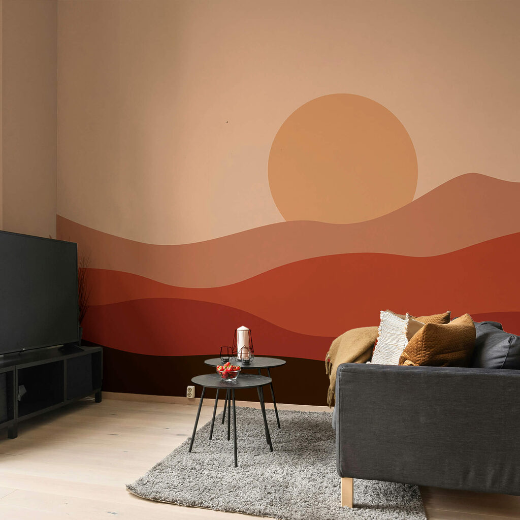 Il tramonto sul deserto