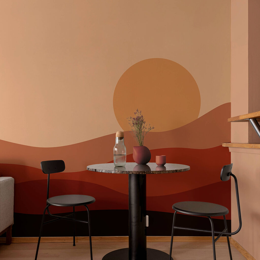 Il tramonto sul deserto