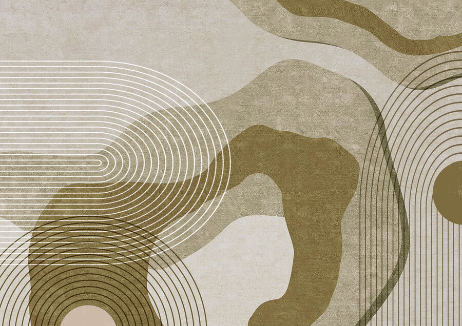 Curve e linee astratte in armonia.